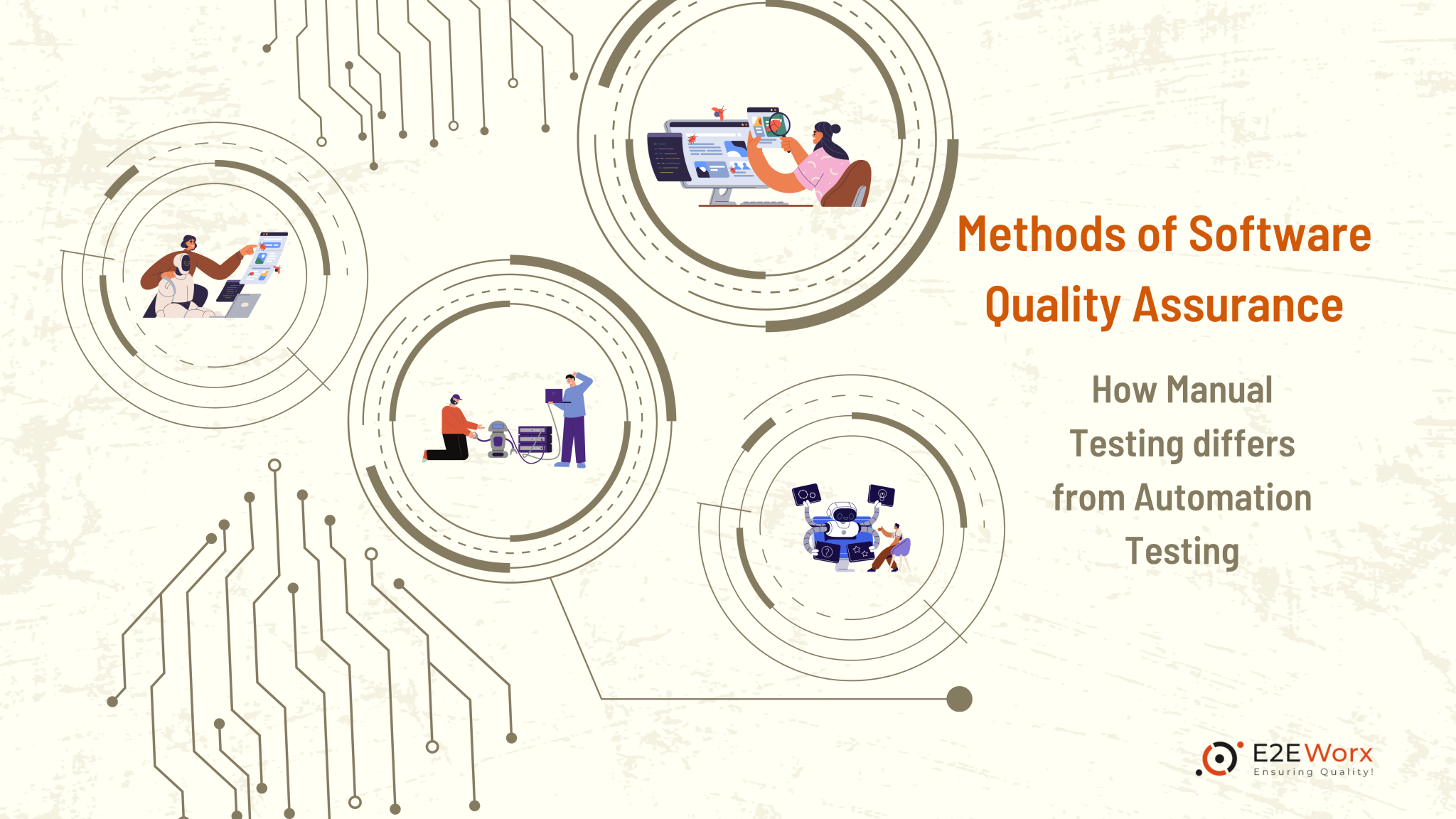 Methods of Software Quality Assurance - How Manual Testing differs from Automation Testing - E2EWorx Ensuring Quality