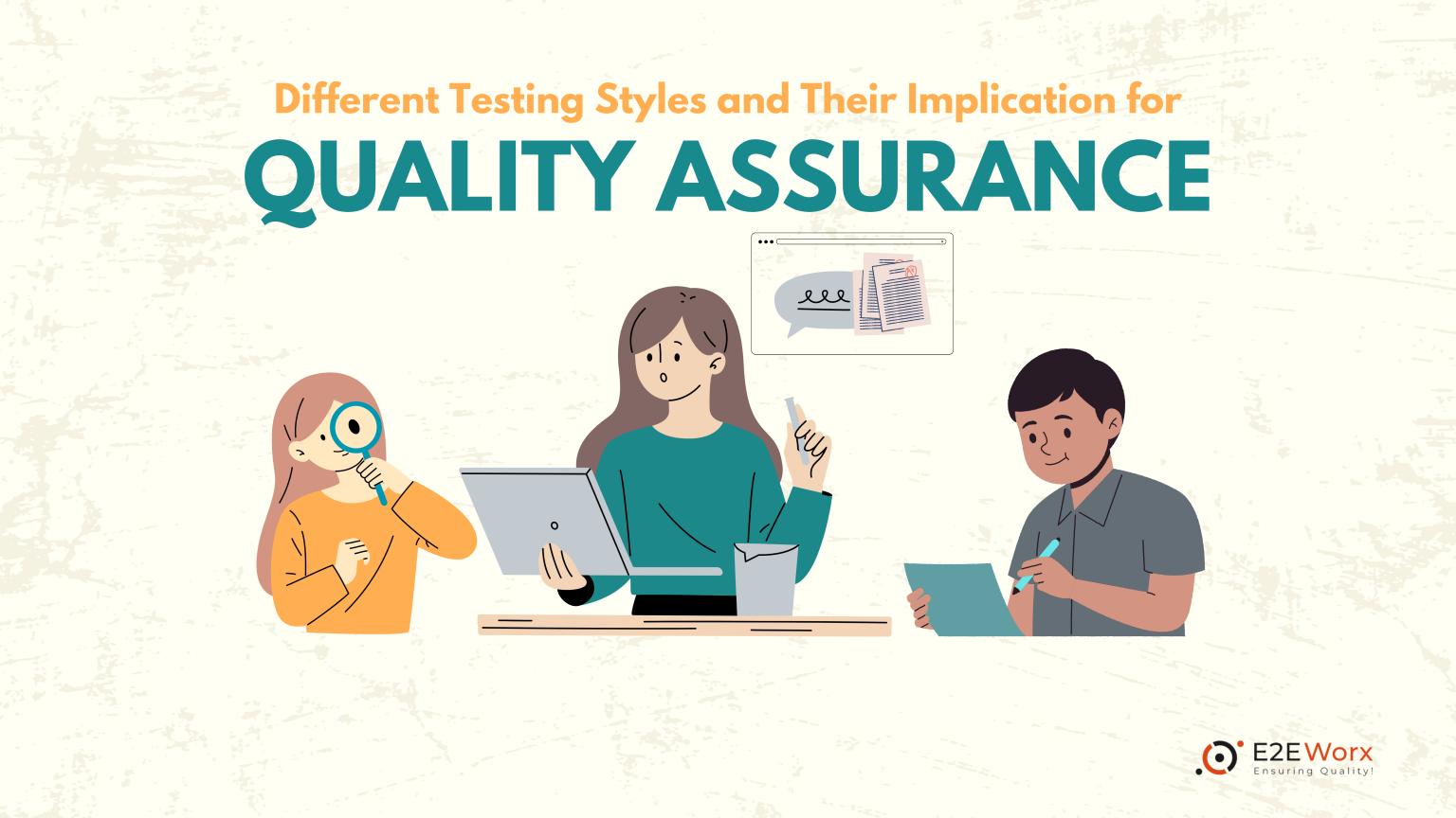 SQA Testing Types And Their Implication for QA - E2EWorx Ensuring Quality